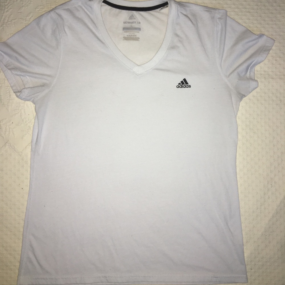 Adidas White Short Sleeve